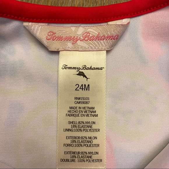 TOMMY BAHAMA Kids Watermelon One Piece Swimsuit - Picture 16 of 16